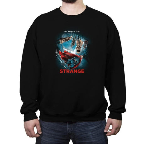 Strange  - Crew Neck Sweatshirt Crew Neck Sweatshirt RIPT Apparel