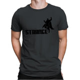 Strange - Mens Premium T-Shirts RIPT Apparel Small / Heavy Metal