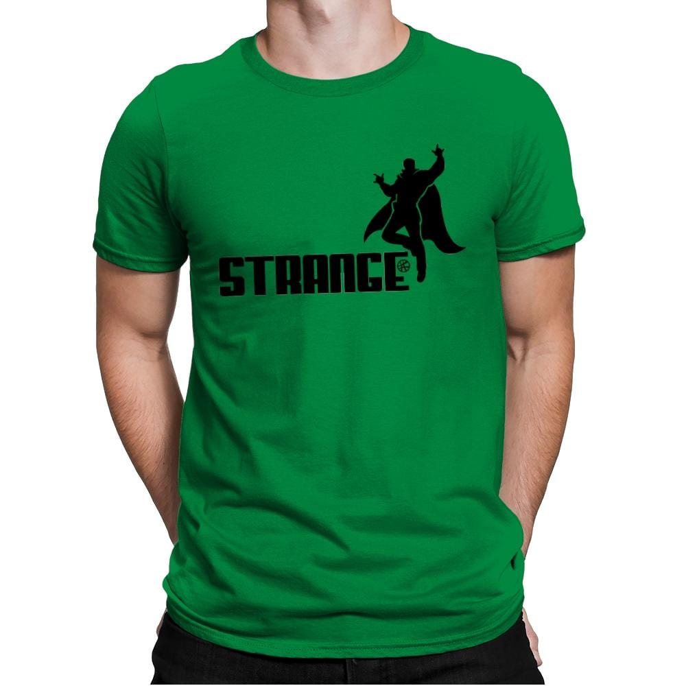 Strange - Mens Premium T-Shirts RIPT Apparel Small / Kelly