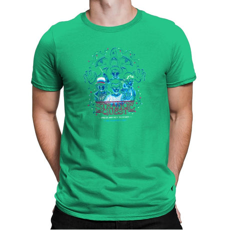 Strange Quest 1983 Exclusive - Mens Premium T-Shirts RIPT Apparel Small / Kelly Green