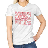 Strange Songs - Womens T-Shirts RIPT Apparel Small / White