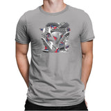 Strange Stairs Exclusive - Mens Premium T-Shirts RIPT Apparel Small / Light Grey