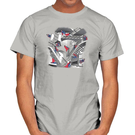 Strange Stairs Exclusive - Mens T-Shirts RIPT Apparel Small / Ice Grey