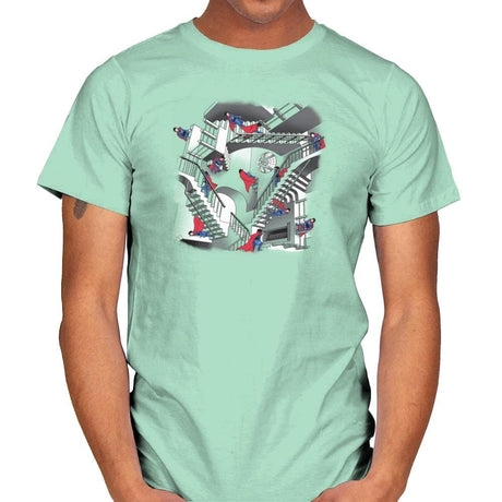 Strange Stairs Exclusive - Mens T-Shirts RIPT Apparel Small / Mint Green