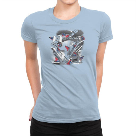 Strange Stairs Exclusive - Womens Premium T-Shirts RIPT Apparel Small / Cancun