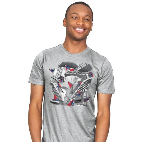 Strange Stairs - Mens T-Shirts RIPT Apparel