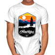 Strange Visit - Mens T-Shirts RIPT Apparel Small / White