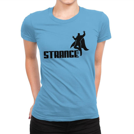 Strange - Womens Premium T-Shirts RIPT Apparel Small / Turquoise