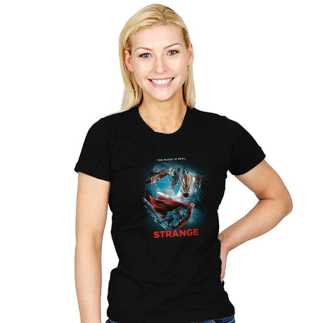 Strange  - Womens T-Shirts RIPT Apparel