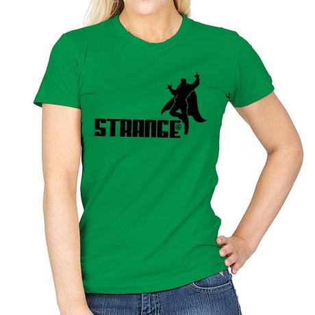 Strange - Womens T-Shirts RIPT Apparel Small / Irish Green