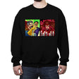 Strange Yelling - Crew Neck Sweatshirt Crew Neck Sweatshirt RIPT Apparel Small / Black