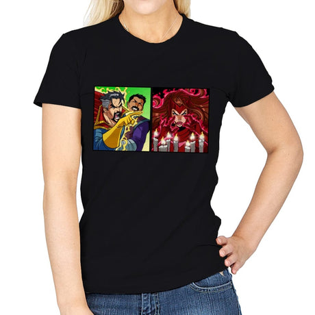 Strange Yelling - Womens T-Shirts RIPT Apparel Small / Black