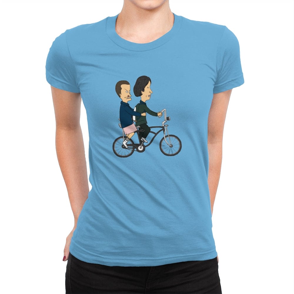 Strangely Stupid - Womens Premium T-Shirts RIPT Apparel Small / Turquoise