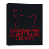 Stranger Chonk - Canvas Wraps Canvas Wraps RIPT Apparel 16x20 / Black