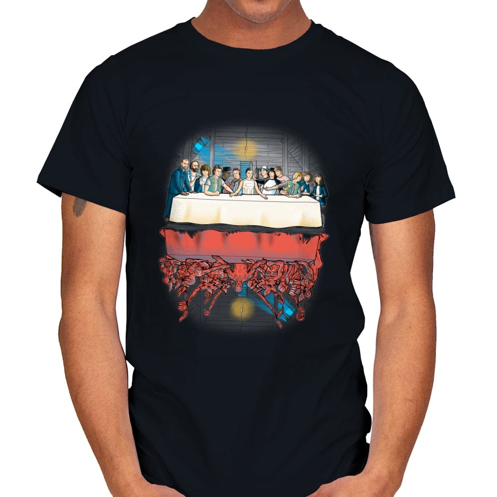 Stranger Dinner - Mens T-Shirts RIPT Apparel Small / Black