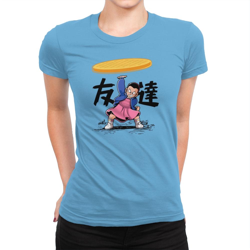 Stranger Disc - Womens Premium T-Shirts RIPT Apparel Small / Turquoise
