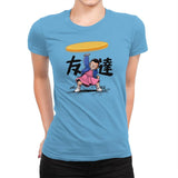Stranger Disc - Womens Premium T-Shirts RIPT Apparel Small / Turquoise