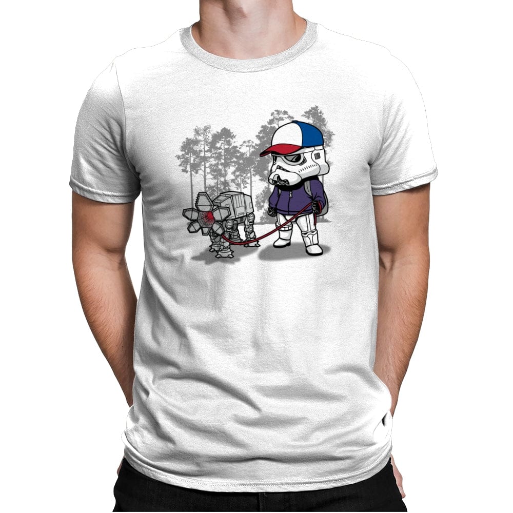 Stranger Duo - Mens Premium T-Shirts RIPT Apparel Small / White