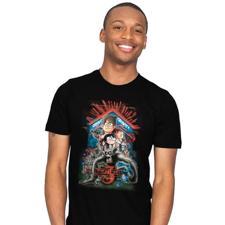 Stranger falls 3 - Mens T-Shirts RIPT Apparel