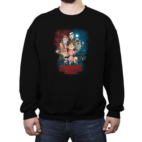 Stranger Falls Reprint - Crew Neck Sweatshirt Crew Neck Sweatshirt RIPT Apparel