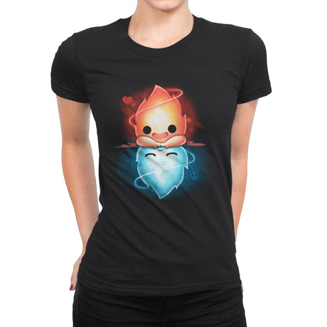 Stranger Fire - Womens Premium T-Shirts RIPT Apparel Small / Black