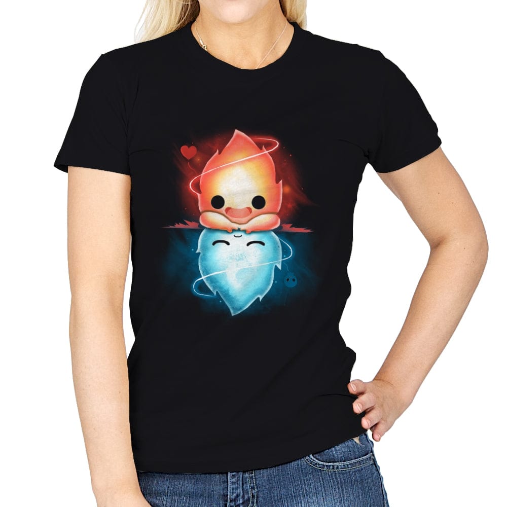 Stranger Fire - Womens T-Shirts RIPT Apparel Small / Black