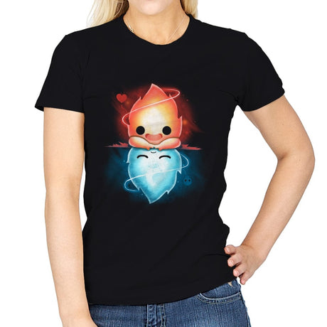 Stranger Fire - Womens T-Shirts RIPT Apparel Small / Black
