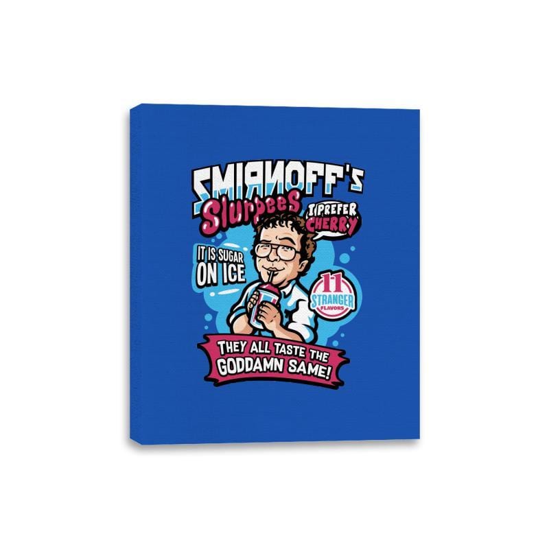 Stranger Ice Drinks - Canvas Wraps Canvas Wraps RIPT Apparel 8x10 / Royal
