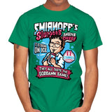 Stranger Ice Drinks - Mens T-Shirts RIPT Apparel Small / Kelly Green