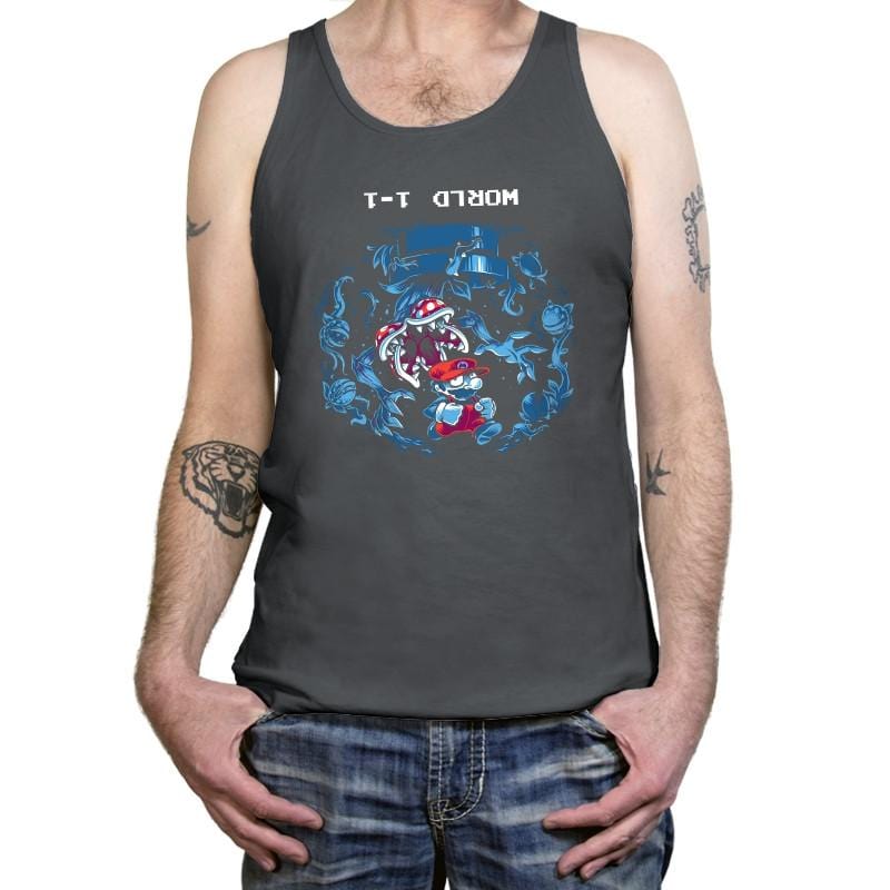 Stranger Plumbing Exclusive - Tanktop Tanktop RIPT Apparel X-Small / Asphalt