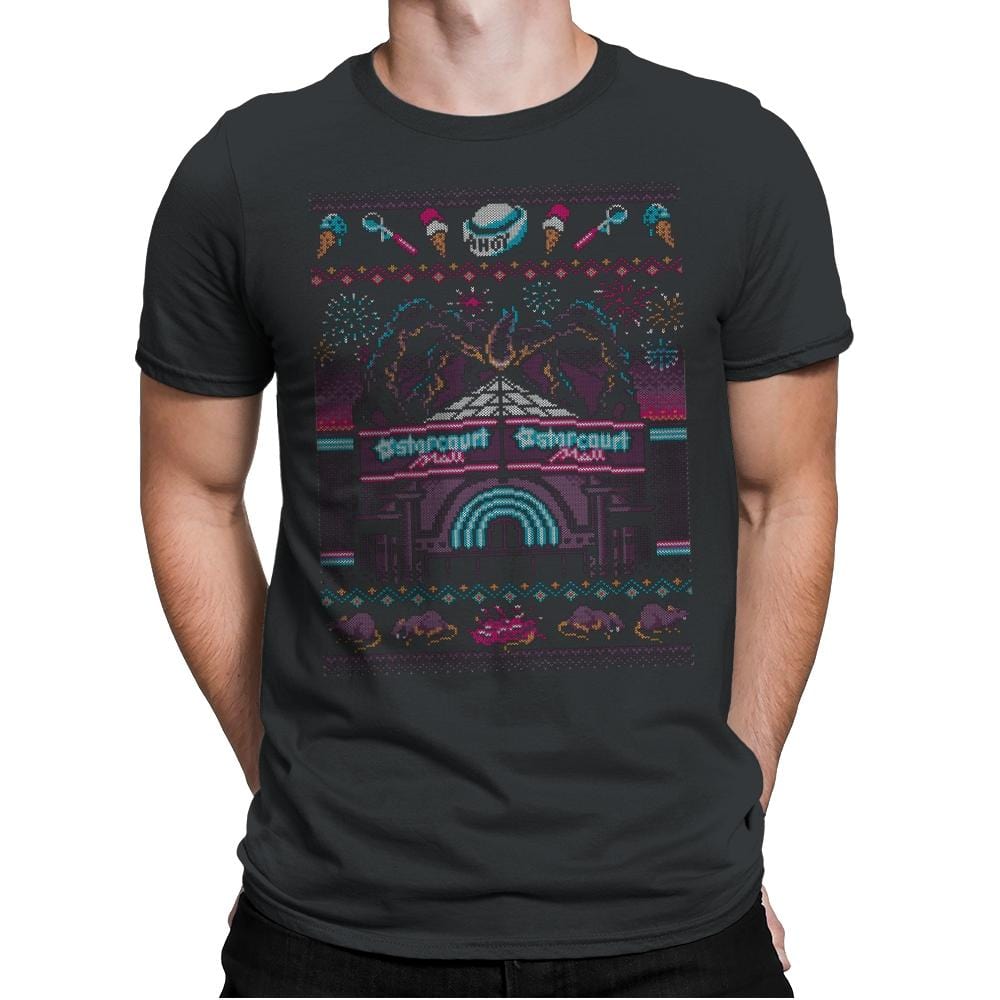 Stranger Sweater 3 - Ugly Holiday - Mens Premium T-Shirts RIPT Apparel Small / Heavy Metal