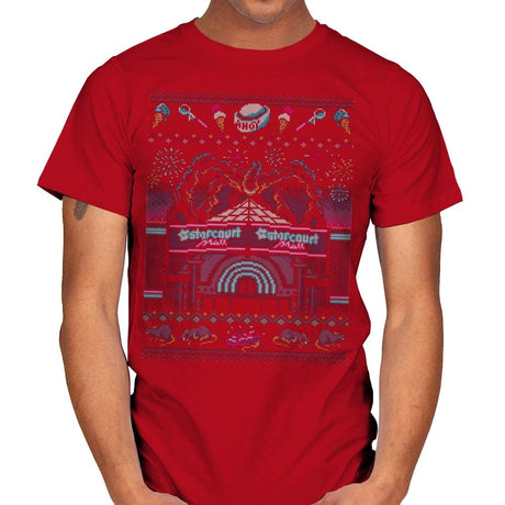 Stranger Sweater 3 - Ugly Holiday - Mens T-Shirts RIPT Apparel Small / Red