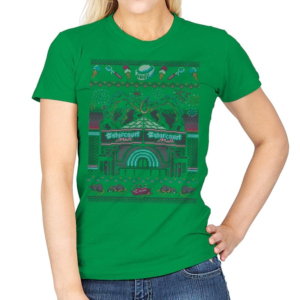 Stranger Sweater 3 - Ugly Holiday - Womens T-Shirts RIPT Apparel Small / Irish Green