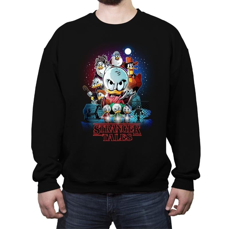 Stranger Tales - Crew Neck Sweatshirt Crew Neck Sweatshirt RIPT Apparel Small / Black
