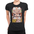 Straw Hat Eyes Pt1 - Womens Premium T-Shirts RIPT Apparel Small / Black