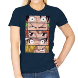 Straw Hat Eyes Pt1 - Womens T-Shirts RIPT Apparel Small / Navy