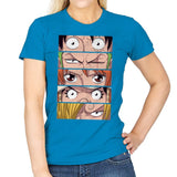 Straw Hat Eyes Pt1 - Womens T-Shirts RIPT Apparel Small / Sapphire