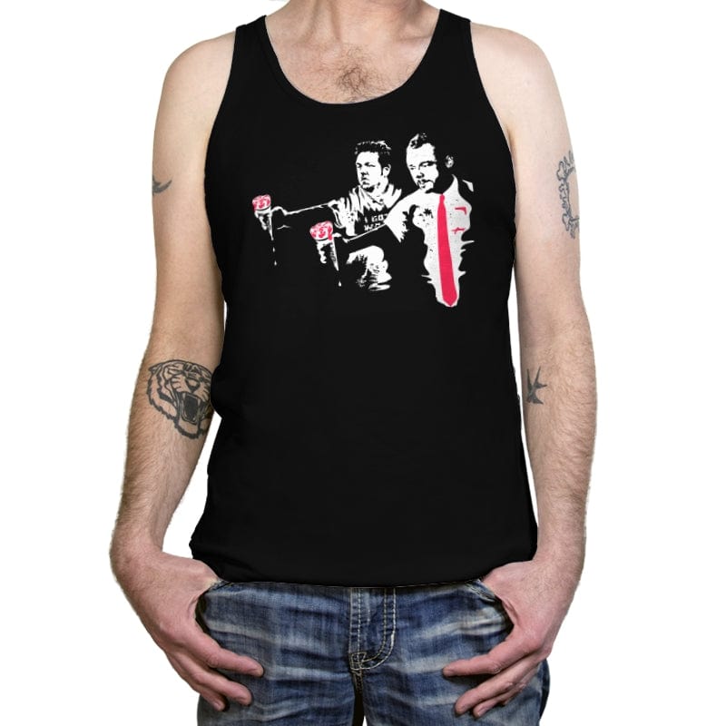 Strawberry Fiction - Tanktop Tanktop RIPT Apparel X-Small / Black