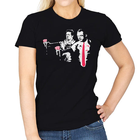 Strawberry Fiction - Womens T-Shirts RIPT Apparel Small / Black