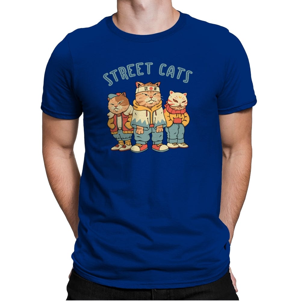 Street Cats - Mens Premium T-Shirts RIPT Apparel Small / Royal
