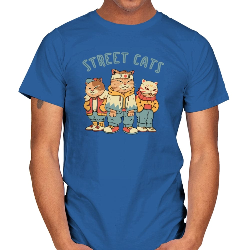 Street Cats - Mens T-Shirts RIPT Apparel Small / Royal