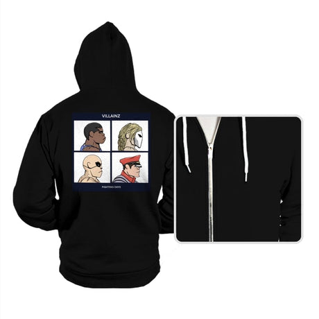Street Fighter Villainz - Hoodies Hoodies RIPT Apparel Small / Black