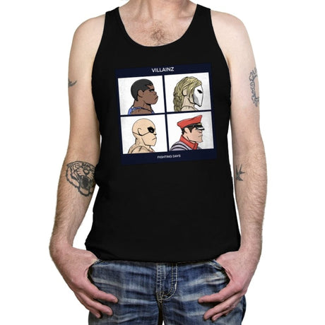Street Fighter Villainz - Tanktop Tanktop RIPT Apparel X-Small / Black