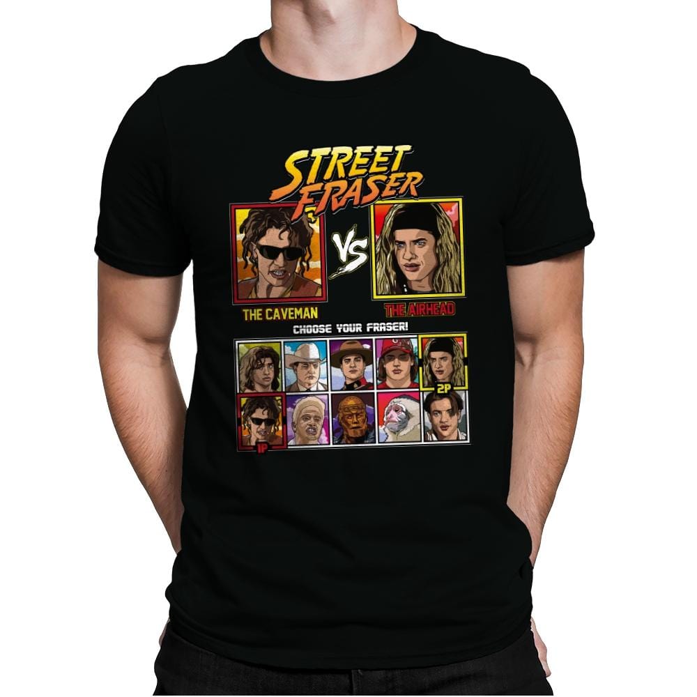 Street Fraser - Mens Premium T-Shirts RIPT Apparel Small / Black