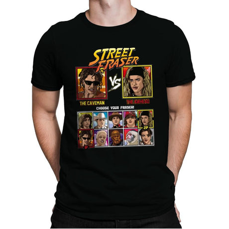 Street Fraser - Mens Premium T-Shirts RIPT Apparel Small / Black