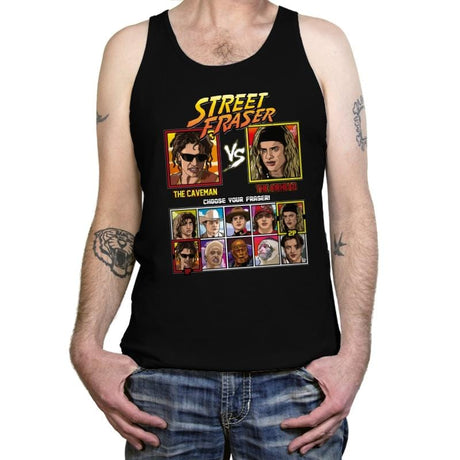 Street Fraser - Tanktop Tanktop RIPT Apparel X-Small / Black