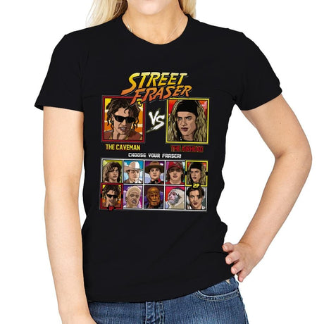 Street Fraser - Womens T-Shirts RIPT Apparel Small / Black