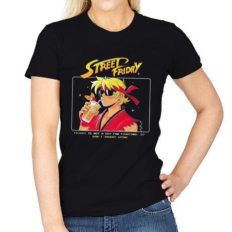 Street Friday - Womens T-Shirts RIPT Apparel Small / Black