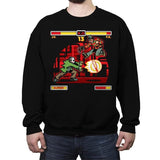 Street Frighter - Crew Neck Sweatshirt Crew Neck Sweatshirt RIPT Apparel Small / Black