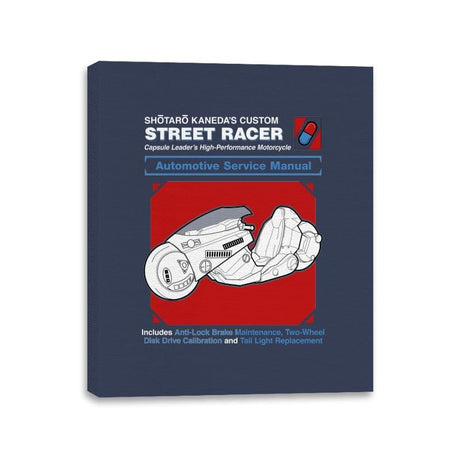 Street Racer Service Manual - Canvas Wraps Canvas Wraps RIPT Apparel 11x14 / Navy